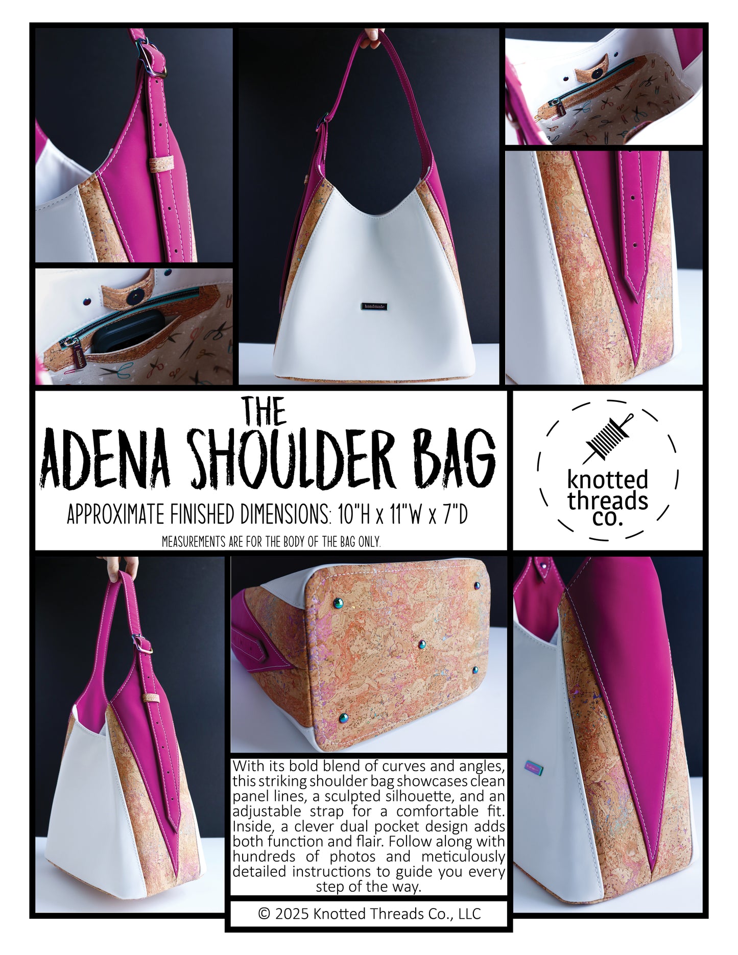 Magenta Muse - Adena Shoulder Bag