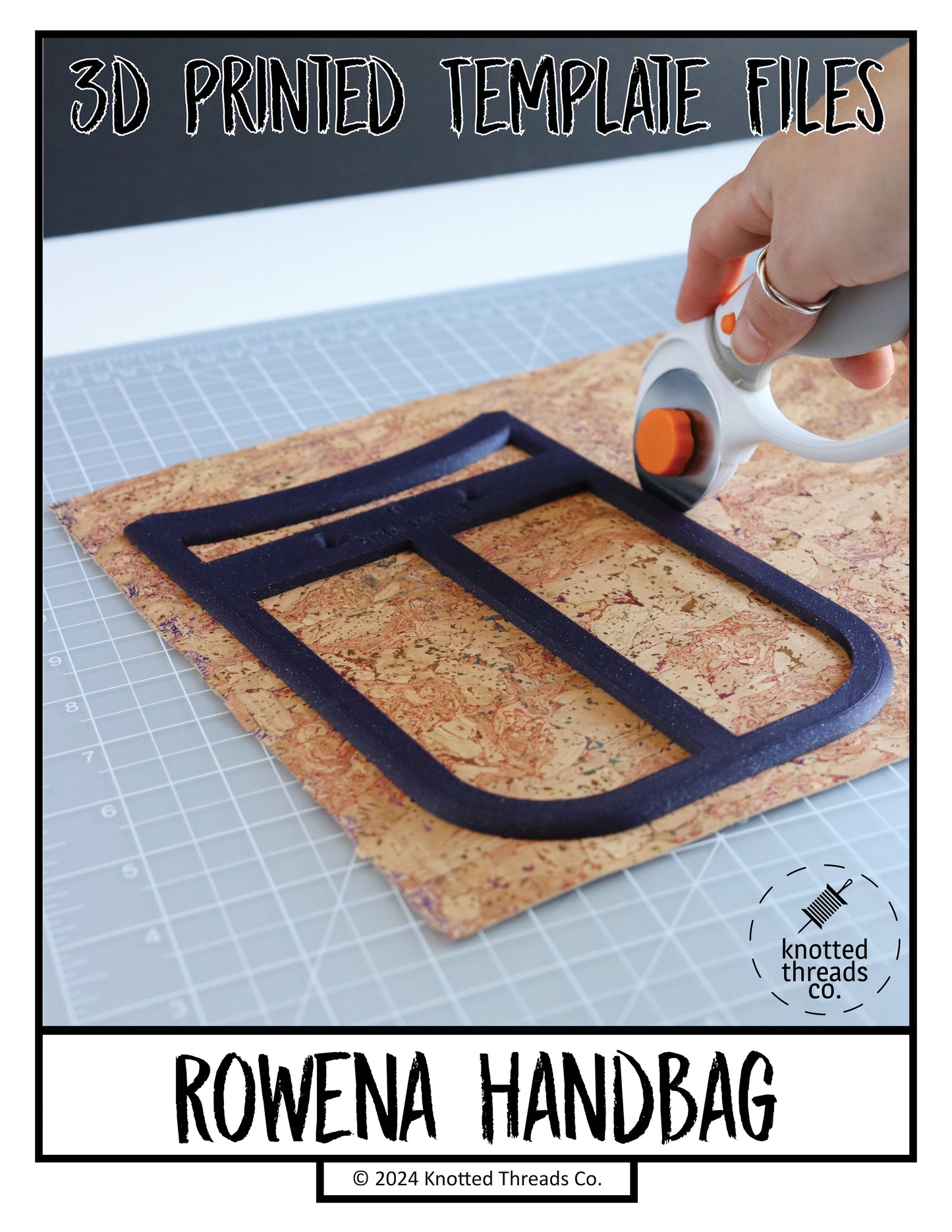3D Printer .STL Template Files: Rowena Handbag
