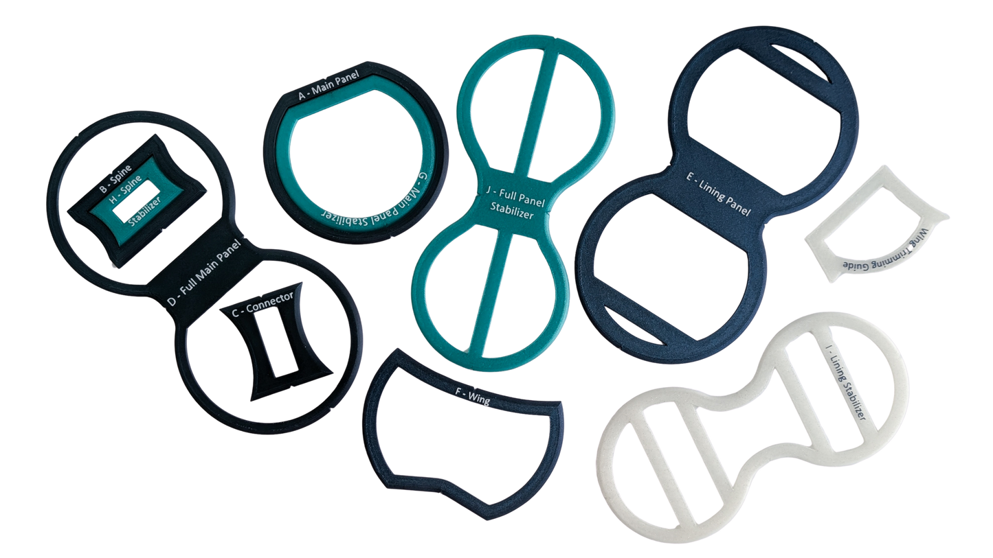 Donut Hole 3D Printed Templates | Full Set Physical Templates | Printed to Order | ORDERS TEMP PAUSED