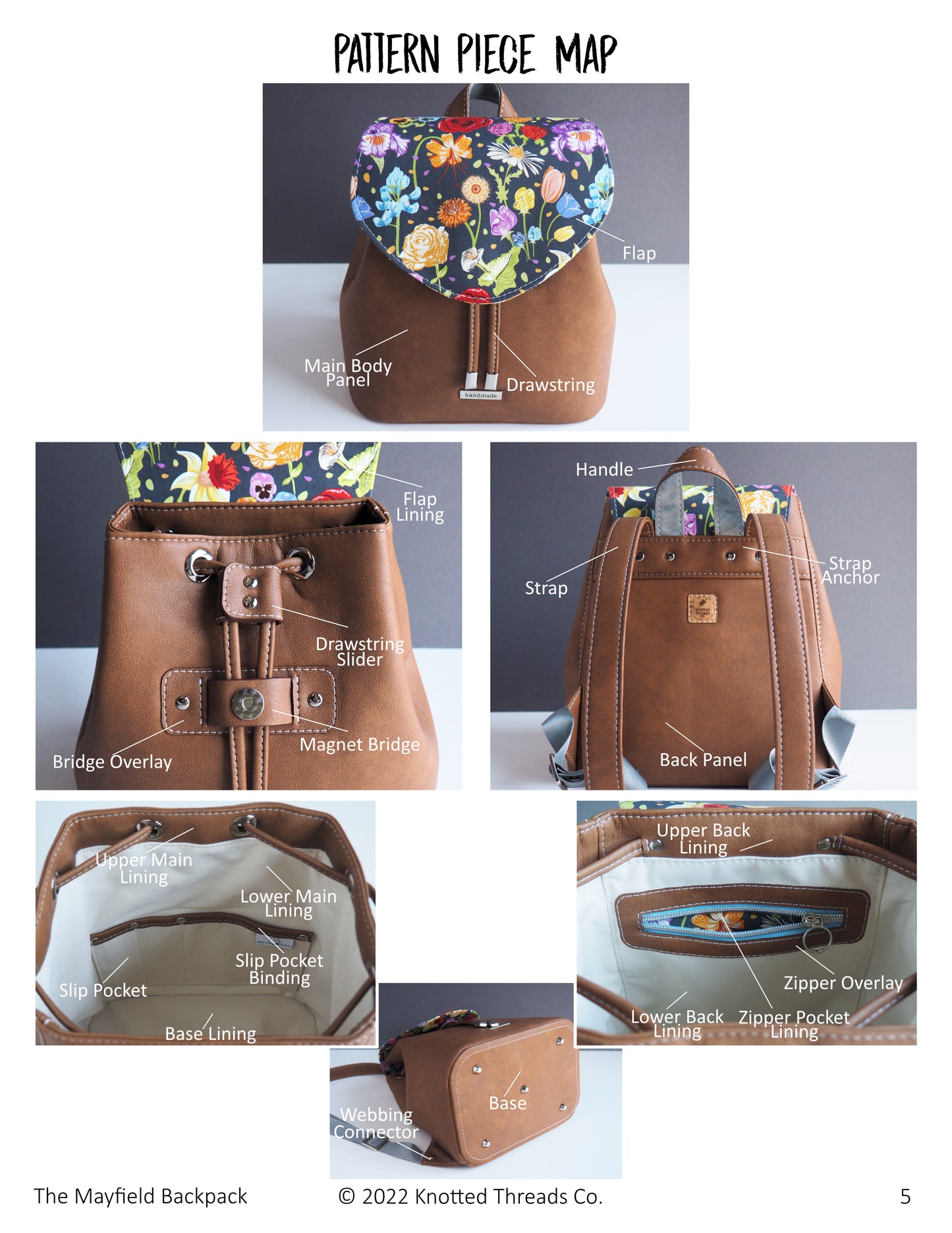 The Mayfield Backpack PDF Pattern