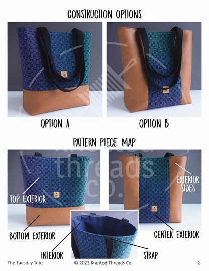The Tuesday Tote PDF Pattern