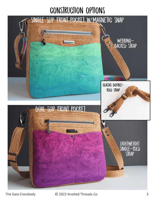 Gaia Crossbody PDF Pattern