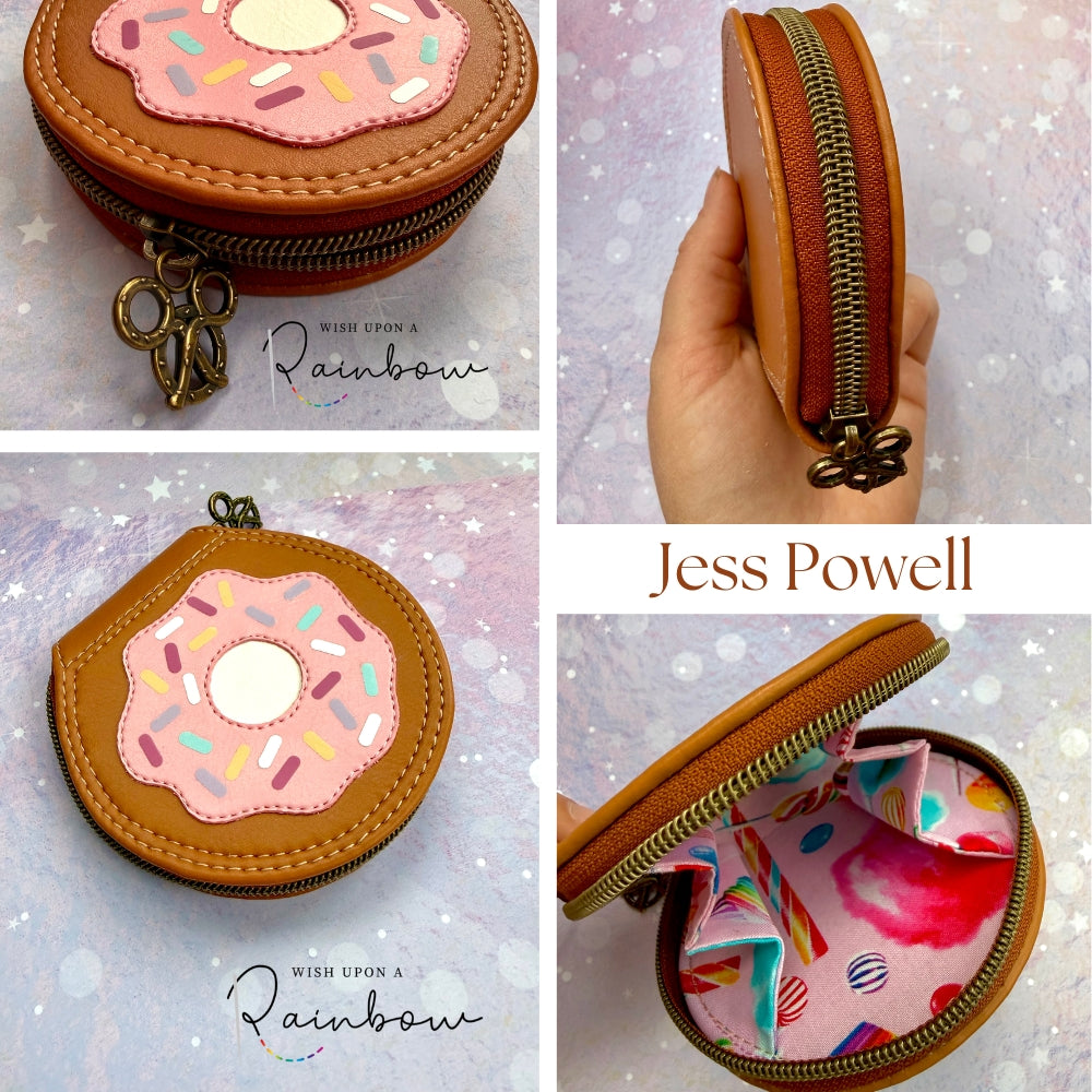 The Donut Hole PDF Pattern | Designer-Style Key Chain Pouch | Intermediate | Instant Download