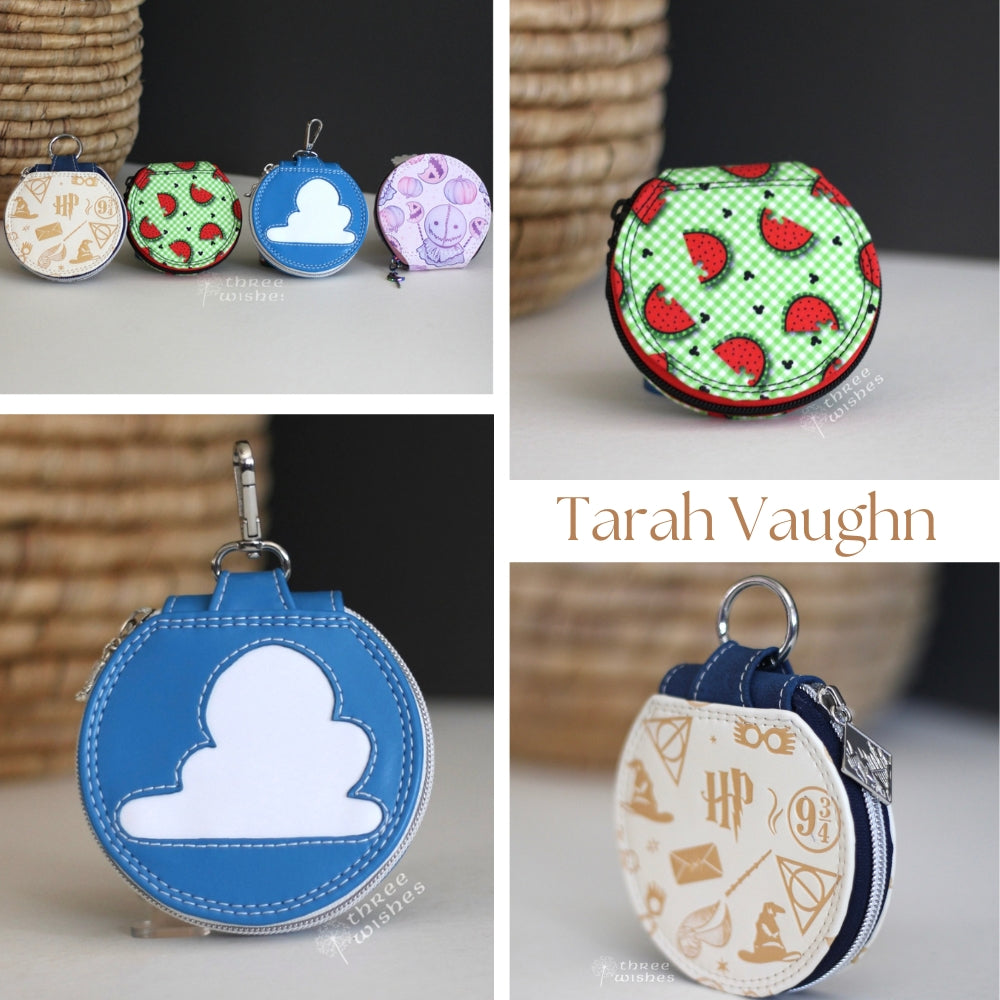 The Donut Hole PDF Pattern | Designer-Style Key Chain Pouch | Intermediate | Instant Download