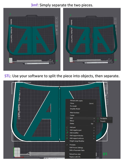 3D Printer .STL Template Files: Aries Crossbody